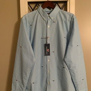 Vineyard Vines Seersucker Pinstripe Dress Shirt